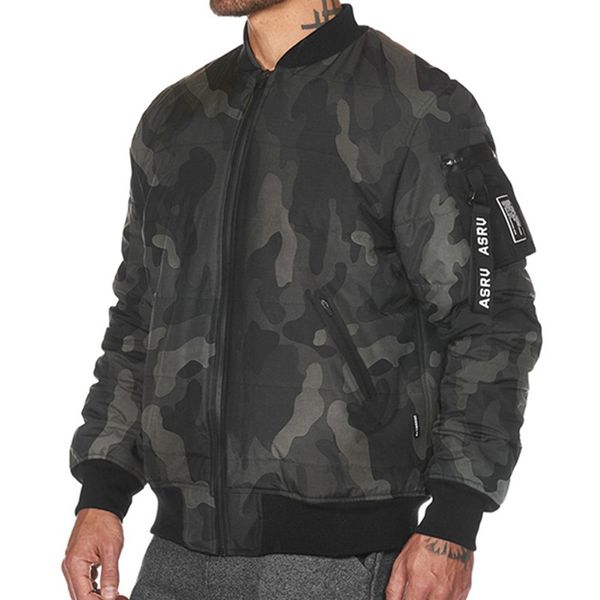 

men's down & parkas winter cotton-padded jacket trendy brand plus size cardigan hooded zipper outdoor warm cotton w-62 2lke, Black