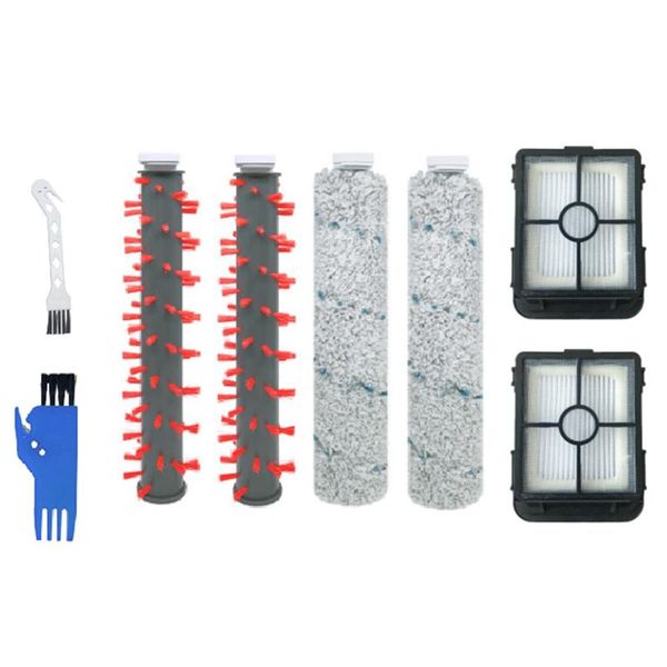 

carpet brush floor filter mesh for bissell 2554a vacuum cleaner accessories, 8pcs cleaners