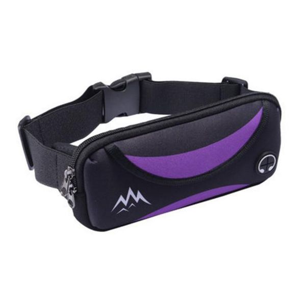 

waterproof casual waist bag belt pouch universal 6.5 inch mobile phone pocket man women body-building multifunctional bags