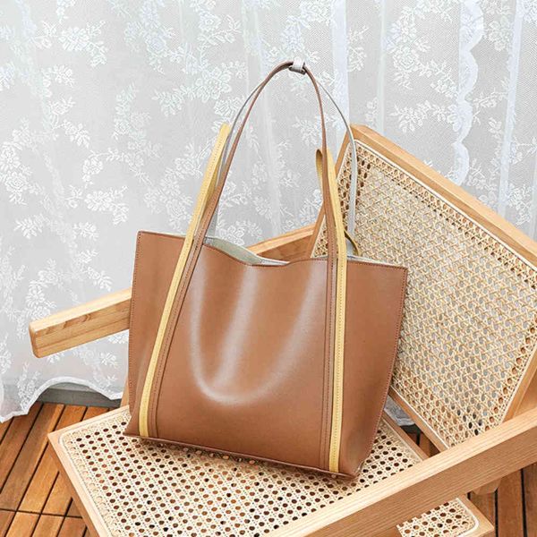 

advanced feeling bag women 2021 new trend underarm leather large capacity portable single shoulder tote bag women's