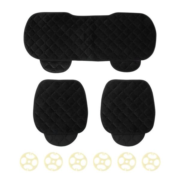 

seat cushions 3pcs/set car cushion front back covers auto vehicles chair pad mat
