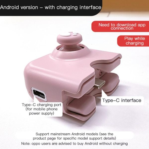 

game controllers & joysticks est l1 pro mobile pubg controller joystick for android phones gamepad compatible with tablets usb c port