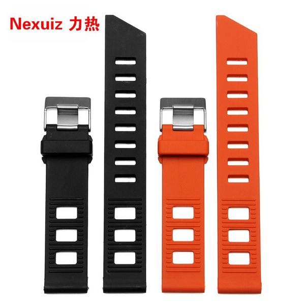 

watch bands 2021 rubber watchbands,waterproof silicone strap, 20mm bracelet ,watch accessories, Black;brown