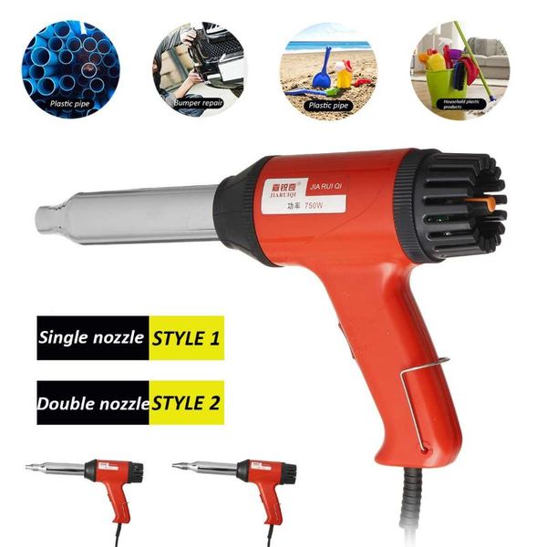 

professional heat guns 750w 220v air torch electric gun temperature adjustable plastic welding tool kit thermal power tools