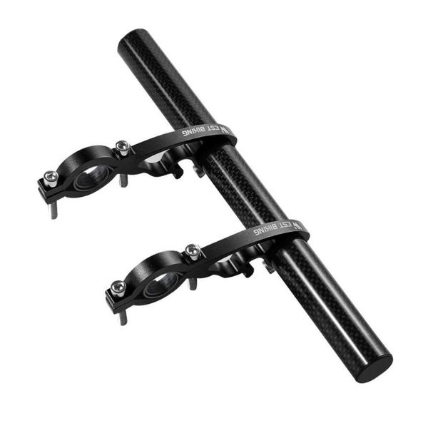 

bike handlebars &components 1pc handlebar extender aluminum alloy extension mount holder for (black)