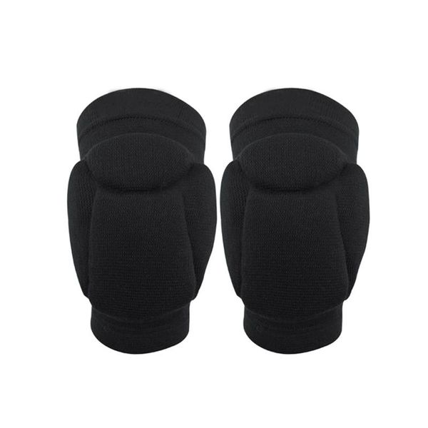 

elbow & knee pads ly 1 pair thickened anti-collision sports sponge bn99, Black;gray