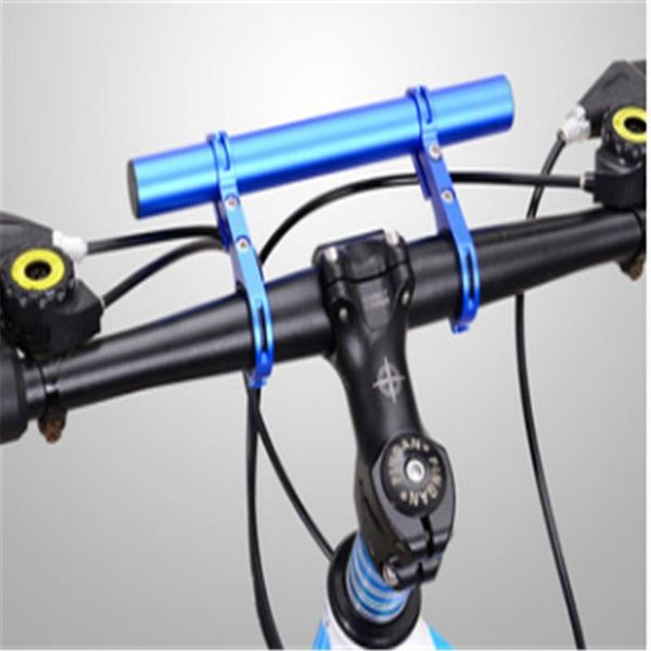 

bike handlebars &components 3pcs/set bicycle handlebar extended bracket headlight mount bar computer holder mtb cycling alloy support extend