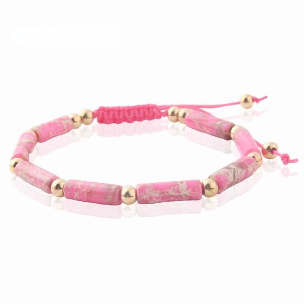 

charm bracelets natural stone bracelet bohemian stainless steel for women handmade beaded nationality jewelry, Golden;silver