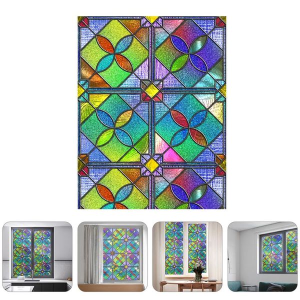 

storage bags 1pc window privacy film non-adhesive static glue decal