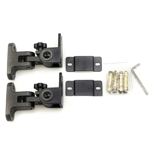 

2pcs dl-sw20 zinc alloy universal surround sound speaker wall mount bracket, rotary hanger, load 15kgs 33lbs computer speakers