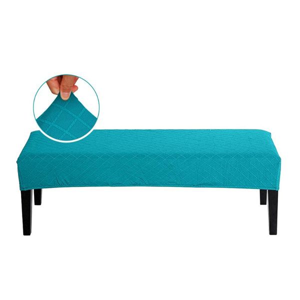 

chair covers elastic bench cover seat protector dining room removable furniture washable home decor diamond pattern stretch jacquard stylish