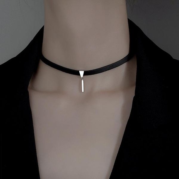 

chokers necklace neck chain clavicle female ins cool short jewelry neckband trend niche net red, Golden;silver