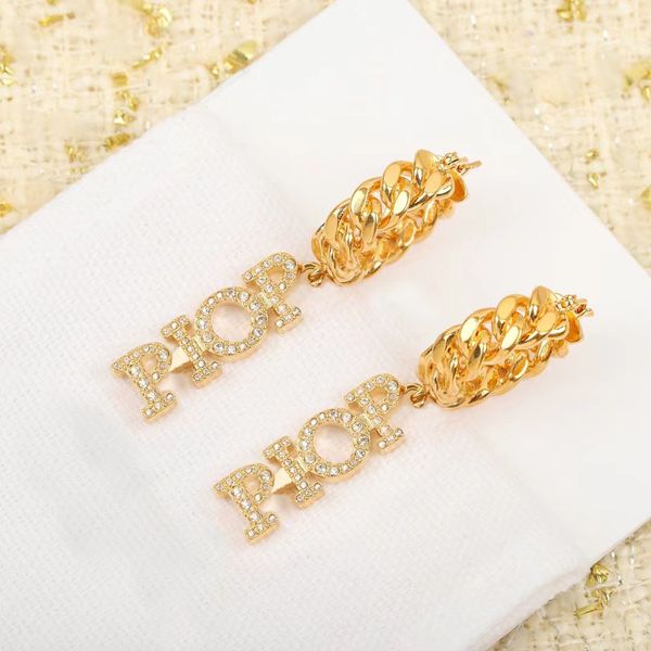 

fashion gold earrings for lady women party wedding lovers gift engagement jewelry with box nrj, Silver