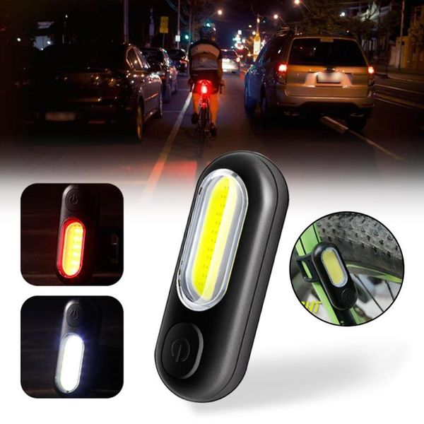 

bike lights usb rechargeable bicycle taillight highlights safety riding warning rear light equipment lightweight built-in lithium battery