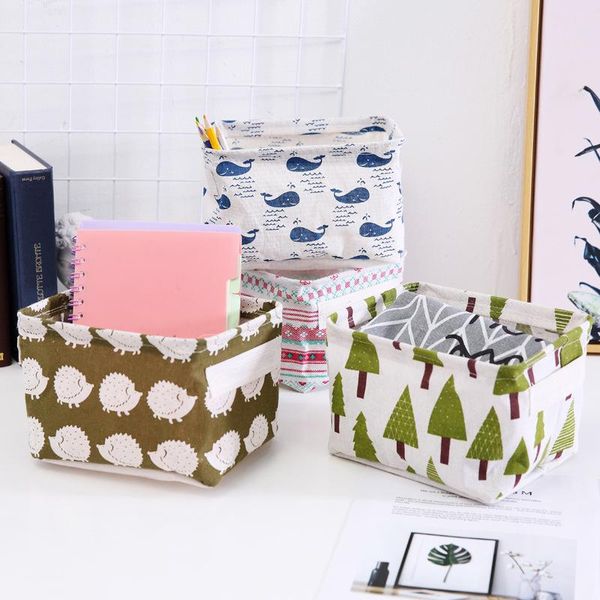 

storage baskets deskbox creative cosmetic basket folding toy clothes for dirty