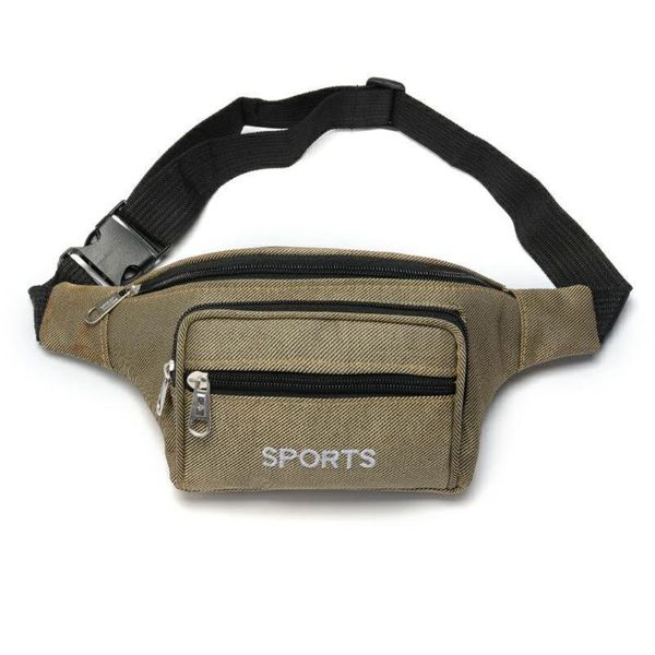 

men's casual canvas fanny pack waist bum belt hip chest bag crossbody pouch bags