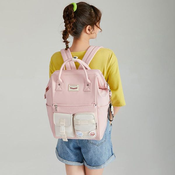 

backpack waterproof nylon children schoolbag primary school student large capacity girl bags travel