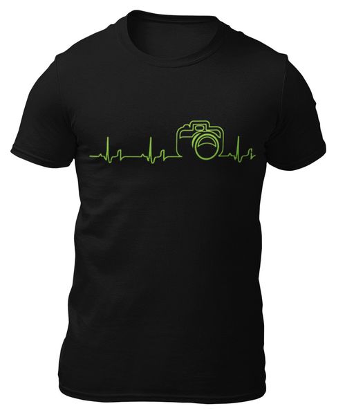 

t-shirt-camara reflex-electro green-life-t-shirt -, White;black