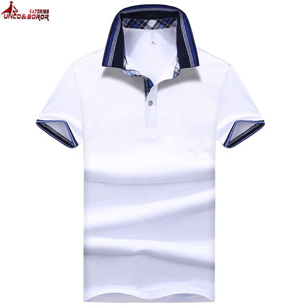 

men's polos r brands mens soild color polo shirts brand short sleeve breathable camisas male shirt plus size 3xl ,4xl ,5xl wholesale gy, White;black