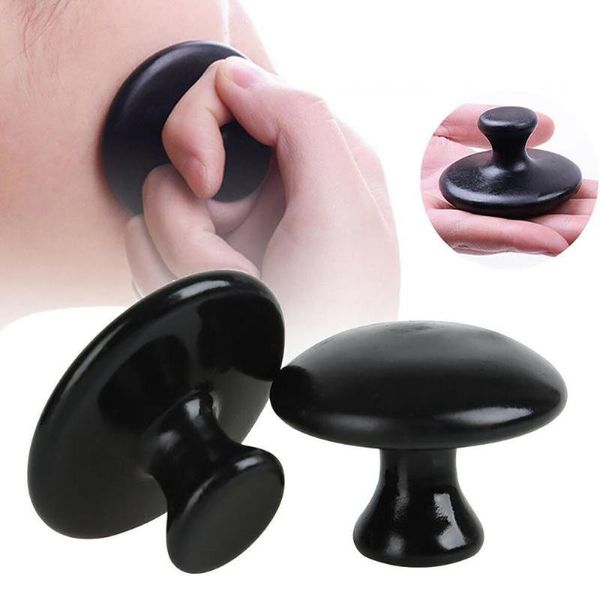 

natural massager tool mushroom shape face massage stones faical body anti-wrinkle beauty health care gun