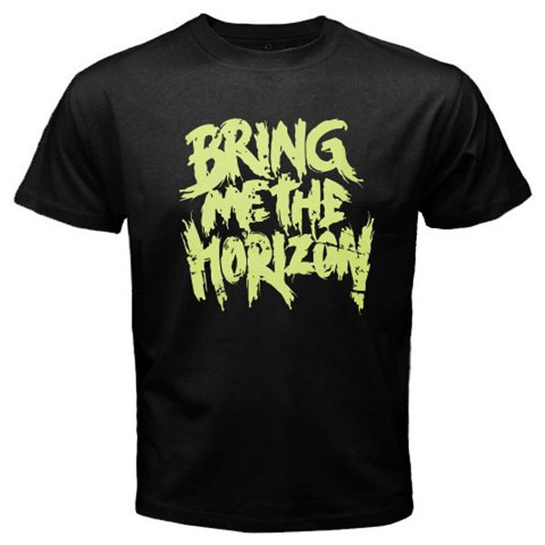 

new bmth bring me the horizon men's black t-shirt size s to 3xl, White;black