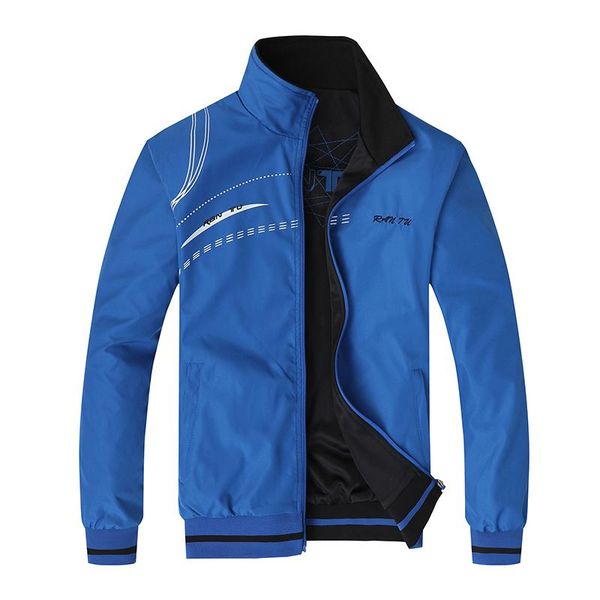 

men's jackets spring autumn sports casual jacket men sportswear baseball male plus size 5xl 6xl double side wear coats, Black;brown