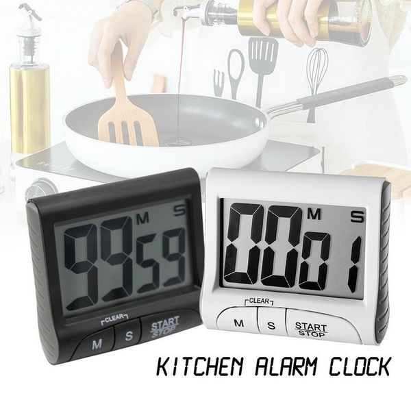 

kitchen timers 1pcs lcd digital display timer multifunctional portable with alarm clock & countdown memory function cooking