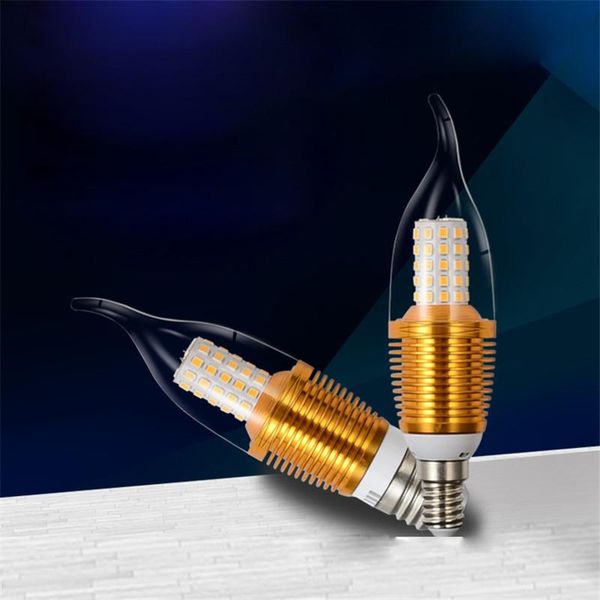 

bulbs e14 led candle light bulb 220v 85-265v energy saving lamp bombilla decorativas for home 3w 9w 12w