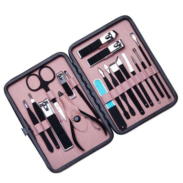 

nail art kits 1 set/18pcs manicure kit stainless steel scissors clippers file trimmer