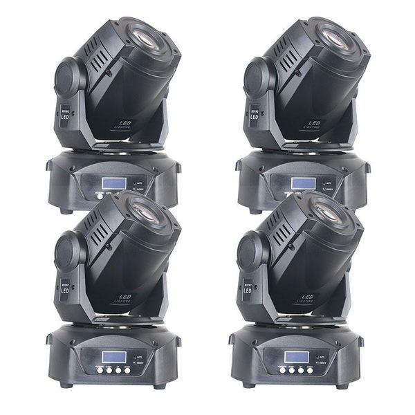 

effects 4pcs/lot 90 wa7 color 8 gobo stage moving head 90w optical led spot light follow for bands club bar