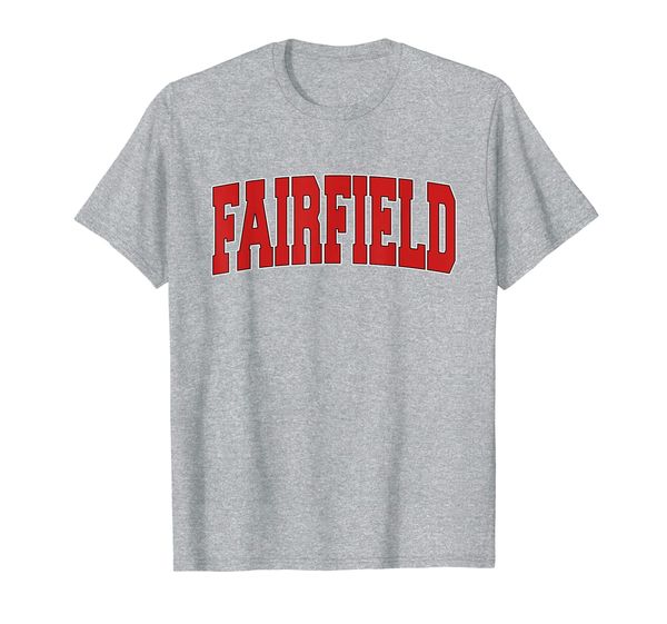 

FAIRFIELD IA IOWA Varsity Style USA Vintage Sports T-Shirt, Mainly pictures