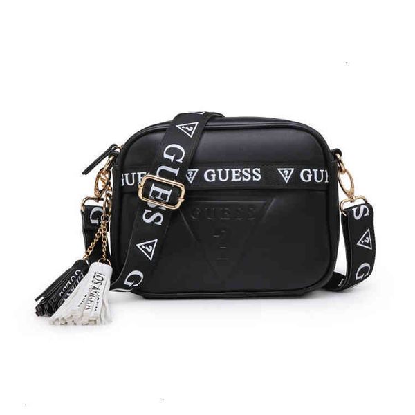 

2021 new gues small square bag printed women's messenger
