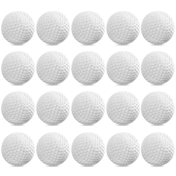 

golf balls 24pcs game indoor outdoor practice for kids children golfer (white)