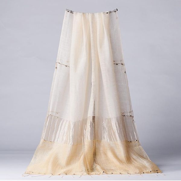 

scarves bohemia handmade embroidery silk wool scarf shawl pashmina size:58*200cm(dry cleaning), Blue;gray
