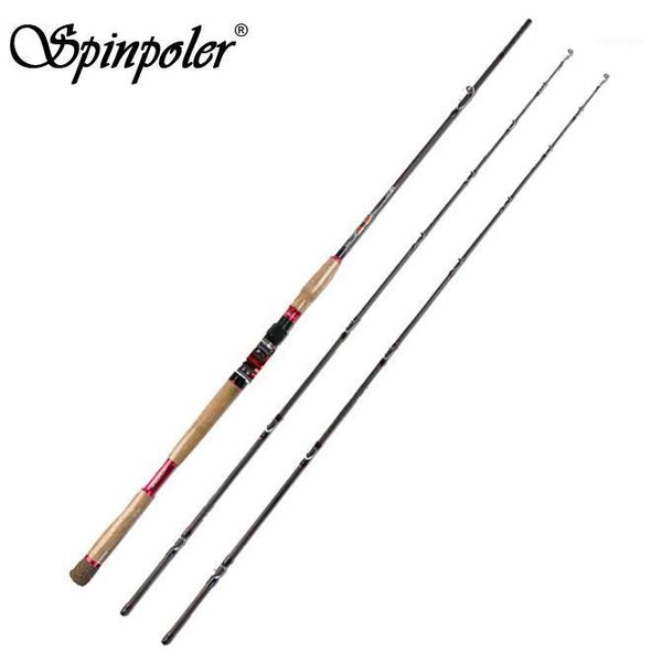 

spinpoler 2.4m xh/h action spinning rod heavy graphite portable boat spin fishing lure weight 25-50g line 25-50lb rods1