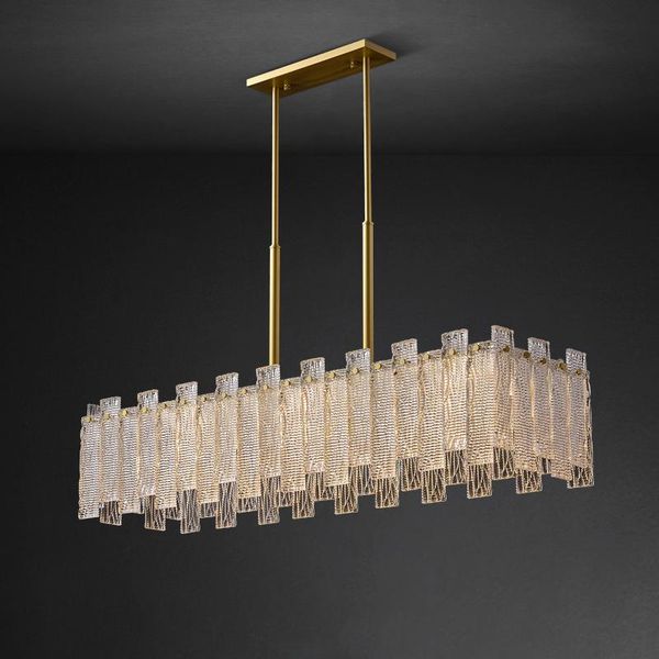 

pendant lamps postmodern light luxury chandelier simple creative personality design bar table dining