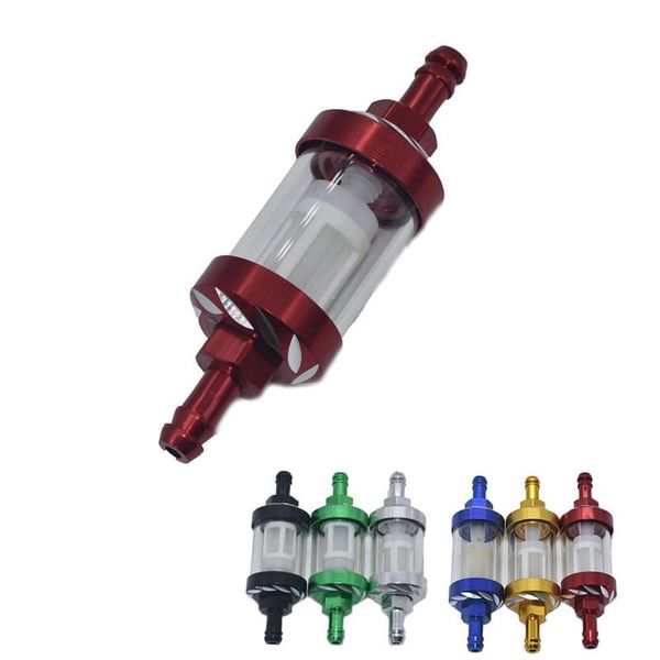 

parts cnc universal gas fuel filters scooter go kart 92mm mm oil filter dirt/pit bike motorcycle motocross atv quad aluminum alloy