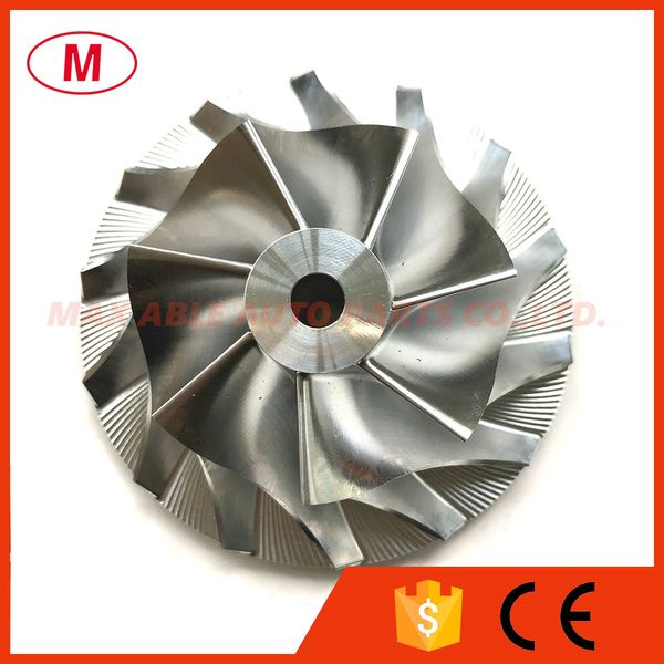 HX40 2843668 54.00 / 86.00mm 7 + 7 Blades TurboChileger Turbo Covet Compressor колесо / алюминиевый 2618 / Фрезерное колесо для 4352191 Позднее 6,7л Cummins задний картридж / Chra / Core