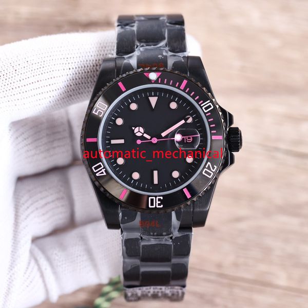 

bp factory st9 cal.2836 mens watch black ceramic bezel date dial 116610 40mm automatic mechanical stainless steel luxury wristwatches aq403, Slivery;brown