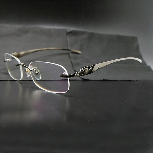 Clear Eyeglass Frame Carter Panther Desinger Brand Eye Glasses Spectales Frame Fill Prescription Eye Glasses Frames for Men