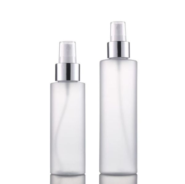 

10pcs/lot refillable bottles travel frosting plastic perfume atomizer empty small spray bottle 100ml 200mltoxic free