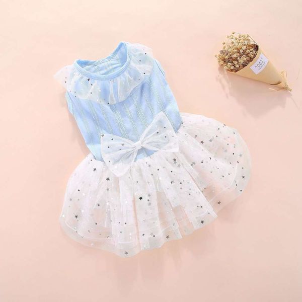 

the dog clothes pet spring summer teddy bear miniature princess dog dress