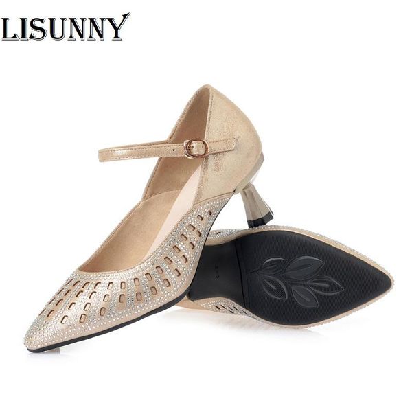 

dress shoes 2021 summer female spring microfiber leather women's shoes, hollow diamond tip fashion women, Black
