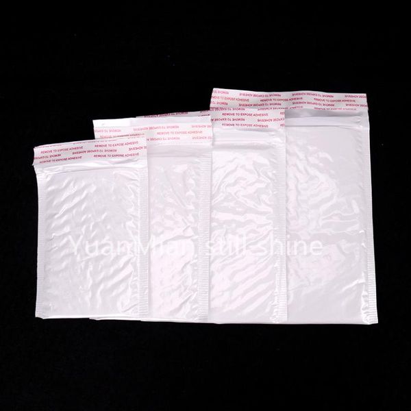 

storage bags 300*400mm pearl white usable space poly bubble mailer envelopes padded mailing bag self sealing waterproof packaging