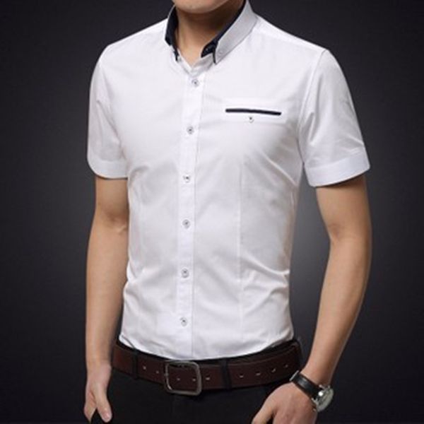 

2021 men's shirt long sleeve spring and winter fashion leisure business warm Plush, White;black