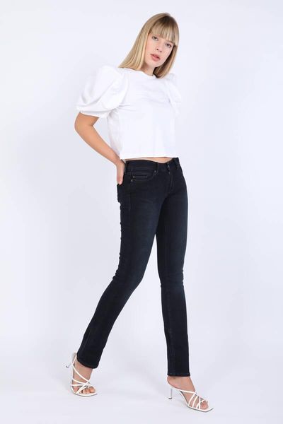 

women's jeans blue white women 's low-waist tight-fitting jean pants