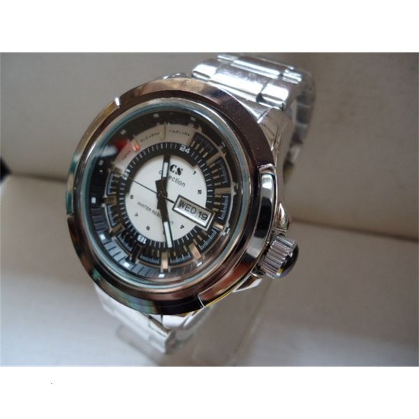 

mechanical watch stainless steel men's welcome, Slivery;brown