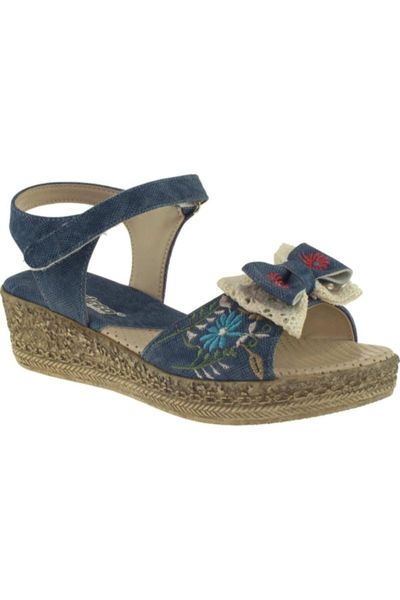 

sandals denim color female child 966.z. 701, Black