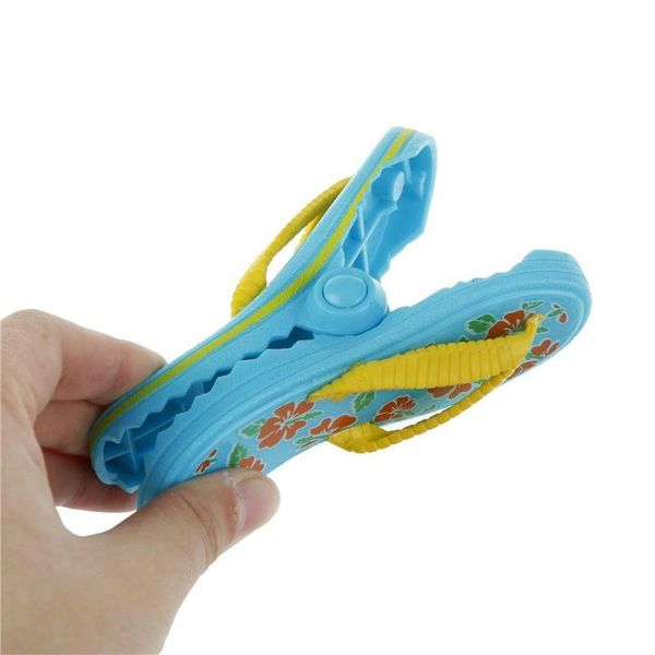 

clothing & wardrobe storage plastic slipper shape clothespin large clothes pegs hanger lounger chair beach towel clip windproof quilt socks