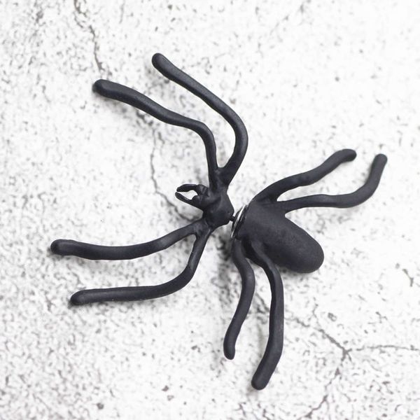 

scary double-sided rear earrings puncture funny jewelry black earrings